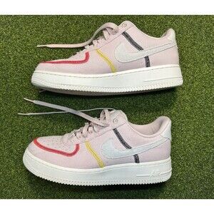 Nike Air Force 1 '07 LX Stitched Canvas Siltstone Red Women’s Size 9  CK6572-600